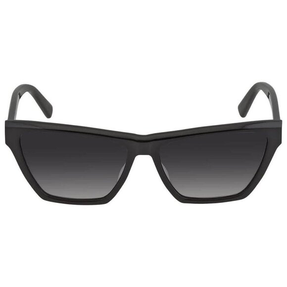 New Authentic Saint Laurent Grey Gradient Cat Eye Ladies Sunglasses SL M103 001 - Picture 4 of 5